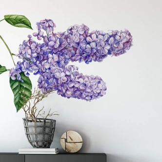 Wall sticker - Lilac branch vintage XXL 