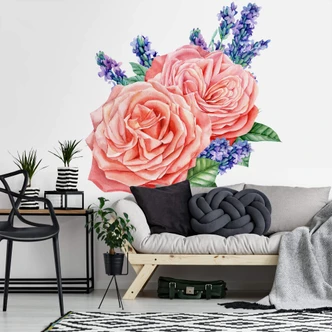 Wall Sticker Rose Harmony XXL 