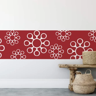 Adesivo murale - striscia retro 2 