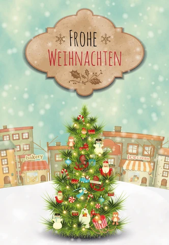 Gutschein Weihnachten - Weihnachtsbaum 