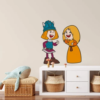 Wandtattoo Wickie und Ylvi Wandtattoo Wickie und Ylvi