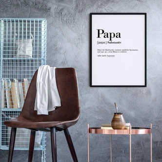 Poster Grammatik - Papa 