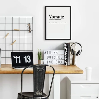 Poster Grammatik - Vorsatz 