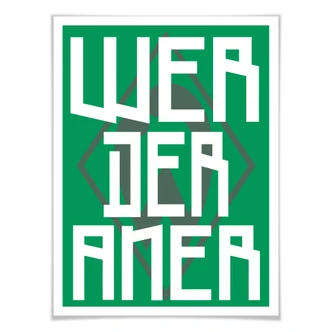 Poster Werder Bremen - Werderaner 