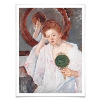 Poster Cassatt – Denise doing her make up 