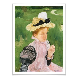 Poster Cassatt – Portrait of a girl 