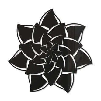 Wanddecoratie Mandala Bloem 02 