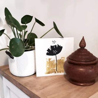 Houten Decoratieblok - Kubistika - Wintermorgen 