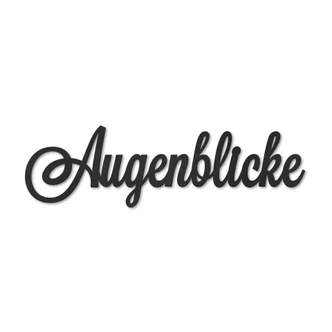 MDF - Holzdeko Augenblicke 