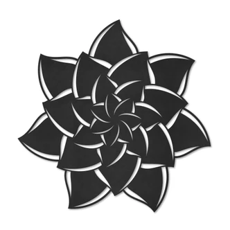 MDF Decoratie Mandala Bloem 02 