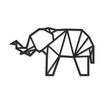 Decoro MDF origami - Elefante 