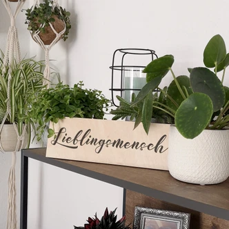 Holzschild Lieblingsmensch 