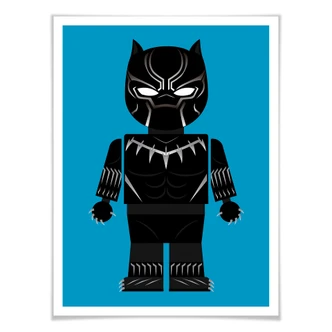 Plakat - Gomes - Black Panther legetøj 