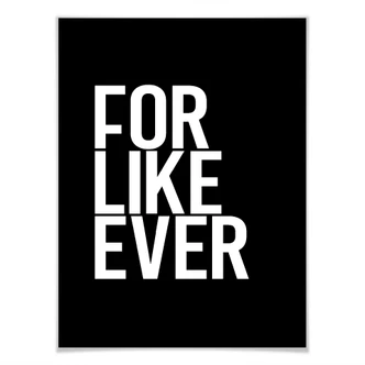 Poster For like ever 