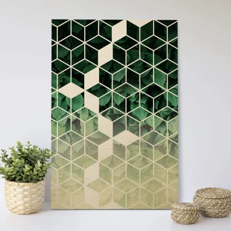 Holzbild Fredriksson - Natur trifft auf Geometrie 