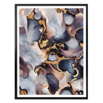 Frederiksson Plakat - Pink and Gold Shades 