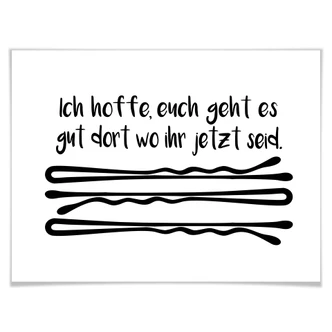 Poster - Ich hoffe euch geht es gut 