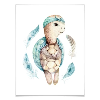 Poster Kvilis – Mevrouw Schildpad 