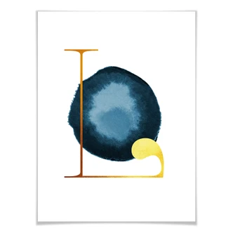 Affiche - Le L doré 