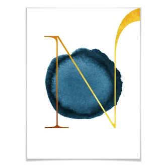 Affiche - Le N doré 