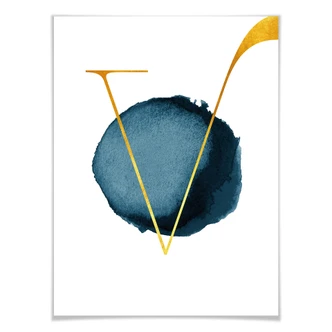 Affiche - Le V doré 