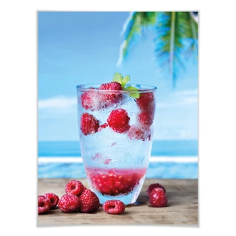 Poster Tropical Raspberry 
