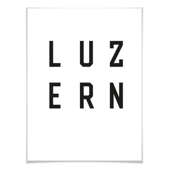 Poster – Typografie Luzern 