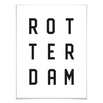Poster – Typografie Rotterdam 