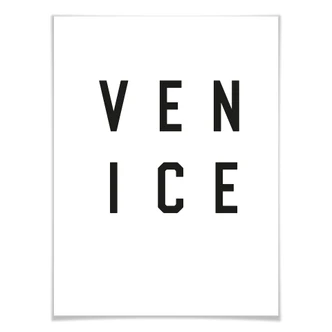 Poster – Typografie Venetie 
