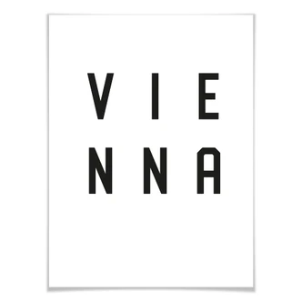 Poster – Typografie Vienna 