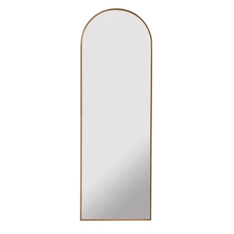 Wandspiegel gold gebogen - Glasgow - 30x90 cm 