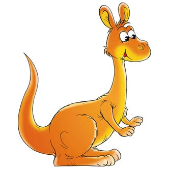 Sticker mural - Kangourou 