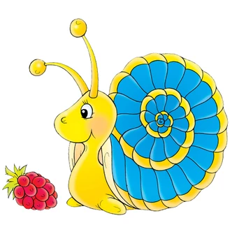 Sticker mural - Escargot 