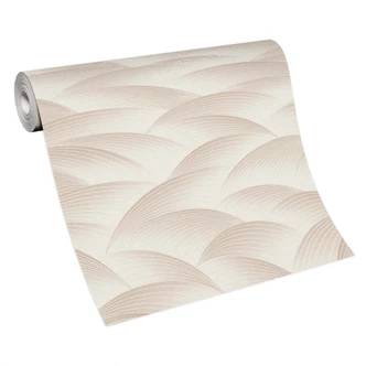 Papel pintado ondulado, papel pintado motivo Fashion for Walls 4 de Guido Maria Kretschmer beige 
