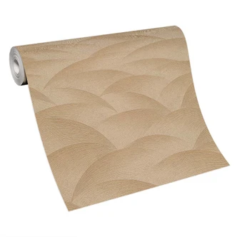 Wave wallpaper, pattern wallpaper Fashion for Walls 4 by Guido Maria Kretschmer gold 