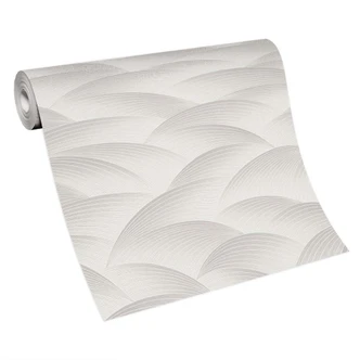 Wave wallpaper, patterned wallpaper Fashion for Walls 4 by Guido Maria Kretschmer beige 