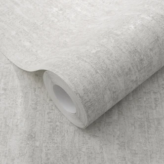 Vliestapete, Unitapete Secret Garden grau 