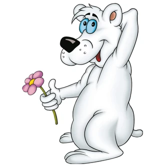 Crazy Polar Bear Wall sticker Crazy Polar Bear Wall sticker