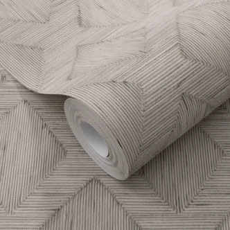 Vliestapete, Grafiktapete Secret Garden taupe 