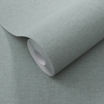 Vliestapete, Unitapete Secret Garden türkis 