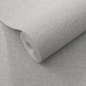 Vliestapete, Unitapete Secret Garden hellgrau 