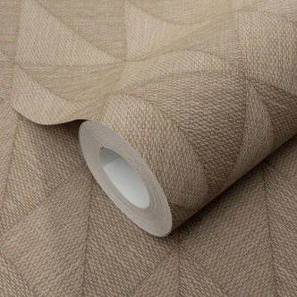 Guido Maria Kretschmer Grafiktapete Woven Whisper Fashion for Walls 5 braun 