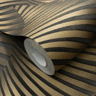 Guido Maria Kretschmer Grafiktapete Twill Fashion for Walls 5 schwarz 