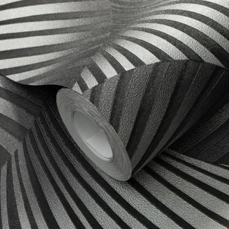 Guido Maria Kretschmer Grafiktapete Twill Fashion for Walls 5 silber 