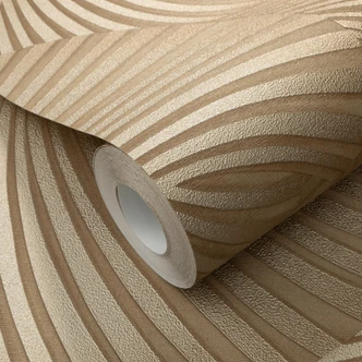 Guido Maria Kretschmer Grafiktapete Twill Fashion for Walls 5 gold 