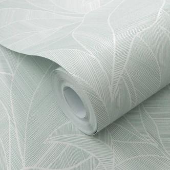 Vliestapete, Blättermotivtapete Cameo grün 