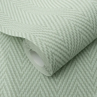 Vliestapete, Grafiktapete Cameo grün 