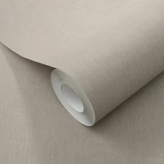 Tapeta z włókniny, tapeta uni Aurora light taupe 