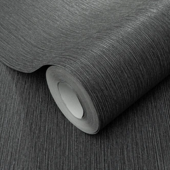 Guido Maria Kretschmer papel pintado unitario Echo & Soft Loom Fashion para pared 5 negro 