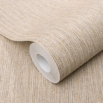 Non-woven tapet plain beige greige i linned ser diskret moderne ud til stilfulde rum Non-woven tapet plain beige greige i linned ser diskret moderne ud til stilfulde rum